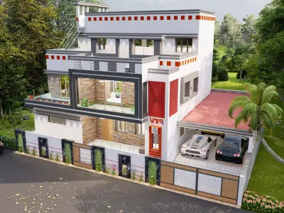 5BHK sweet home  3D model