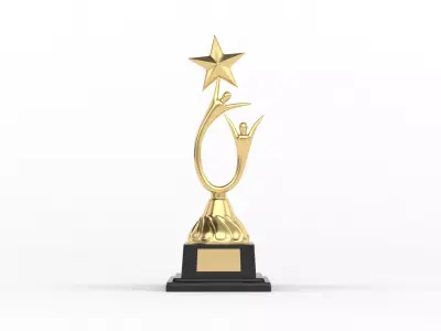 Trophy Cup Collection 3D model 13