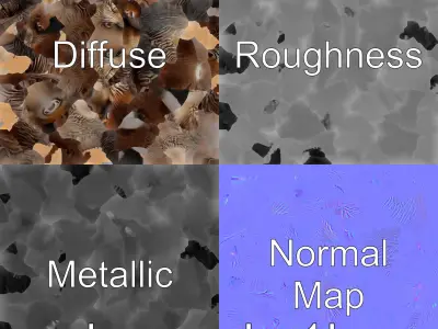 Peaceful Nutria Riverside Nap 3D Model Low-poly 3D model