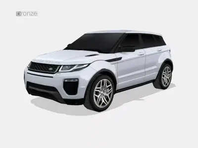 Range Rover Evoque Low-poly 3D model