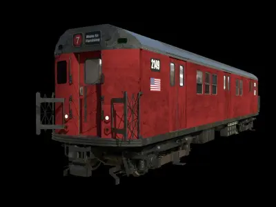 R33 NYC Subway Car V2 3D  3D model
