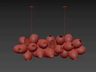 Chanceux Chandelier Horizontal-1 3D model