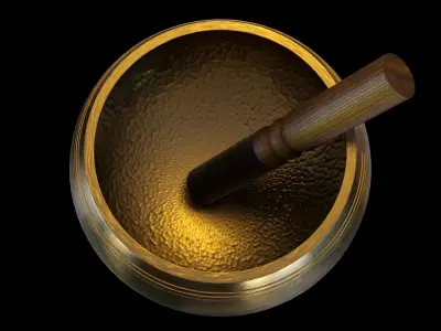 Tibetan Singing Bowl 3D model