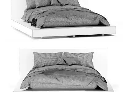 Minotti Bed 3D model