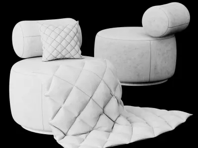 Modern chair 2 3D model