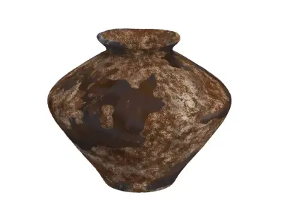 Rustic Vase Pottery 1 3D model