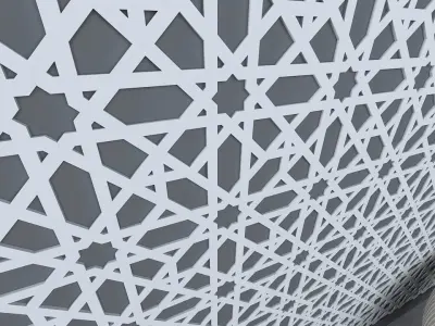 3d wall panel  Low-poly 3D model