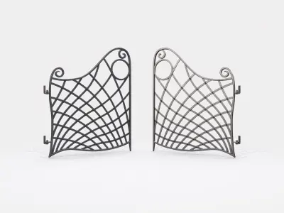 Ornate Decorative Gate 3D model