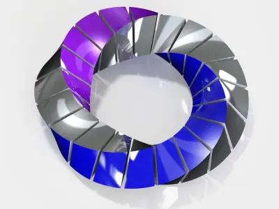 Mobius Strip Solidworks Animation Free 3D model