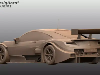 Honda NSX GT High-Detail Free 3D print model