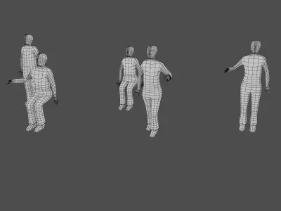 F17 character for space 3D model