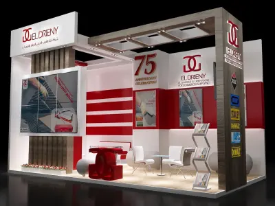 Booth Exhibition Stand a200 3D model