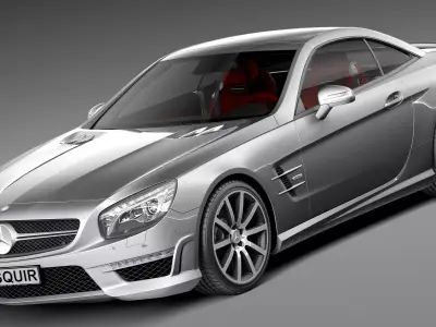 Mercedes-Benz SL 63 AMG 2013 3D model