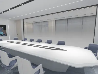 modern conference room 3D model