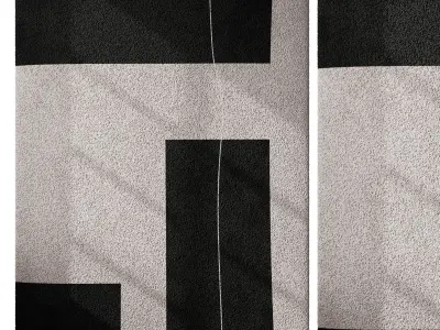 Rug Set 05 3D model