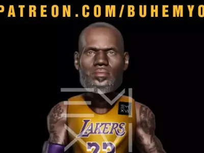 Lebron James 3D print model