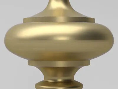 Elegant Finial 3D model