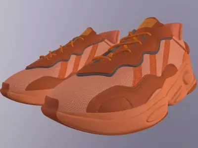 ADIDAS OZWEEGO SHOES PBR Low-poly 3D model