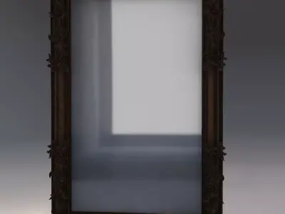 Vintage Barocco Mirror 3D model
