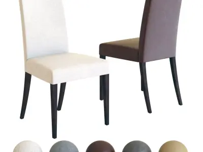 Scavolini Freetime Dining Chair Low-poly 3D model