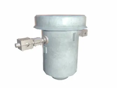 3D Fuel Filter Low-poly 3D model