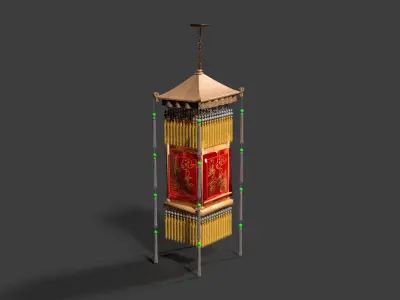 Chinese palace lantern   3D model buy