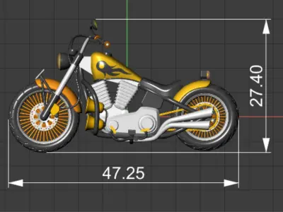 harley davidson 3D print model
