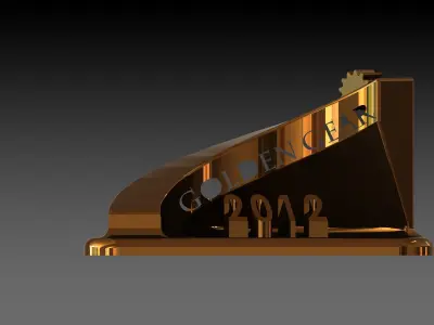 Path to the Golden Gear Free 3D model
