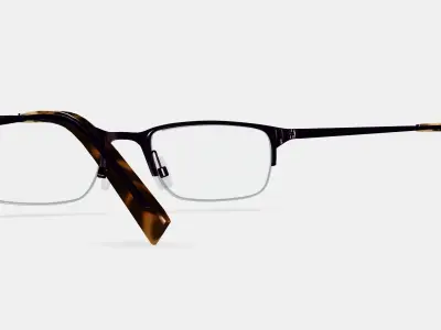 Caldwell Eyeglasses in Carbon 3D model
