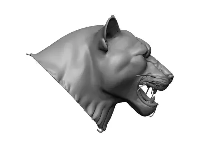 panther head 3D print model purchase
