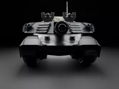  Leopard 2A4 Main Battle Tank 3D model Low-poly 3D model