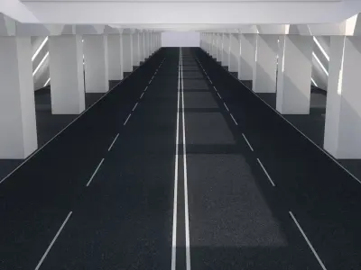 Road Highway 3D model