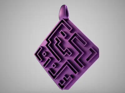 Antique Charm Necklace 3D print model