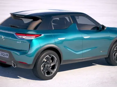 DS 3 Crossback E-Tense 2019 3D model
