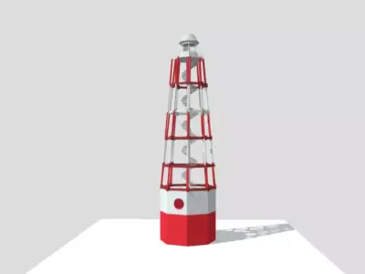 LIGHTGOUSE - FARO Low-poly 3D model