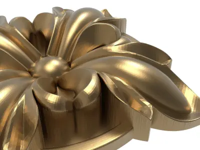 decorative pattern ready for 3D printing 3D model