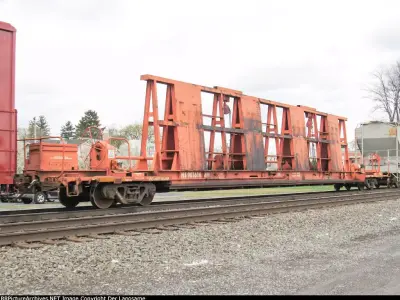 HO Trinity Industries A-Frame Track Panel Turnout Car 3D print model