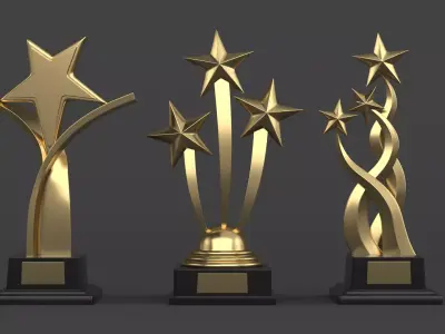 Trophy Cups 3D model 66