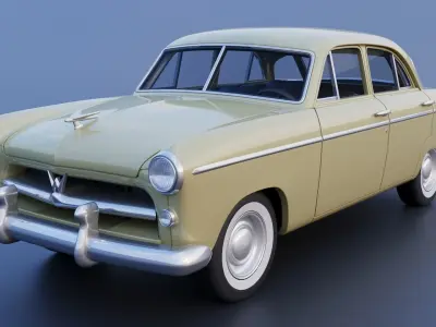 WILLYS AERO 1952 4 Door 3D print model