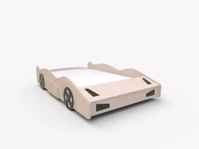 Children Race Car Bed 3D model