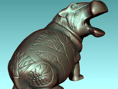 Tawerets Son - Egyptian ritual statuille 3D print model