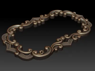 Decorative frame 6 3D model