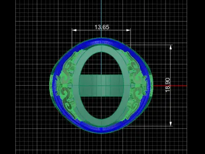 NEO MAN RING MODEL20 3D print model