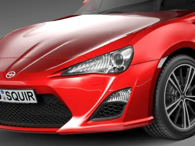Scion FR-S 2013 3D model