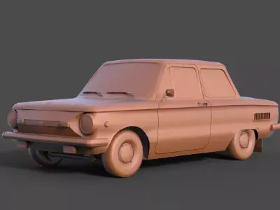 Zaz 968 3D print model