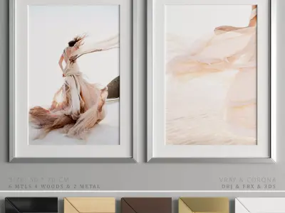 Art Frame A12 Low-poly 3D model