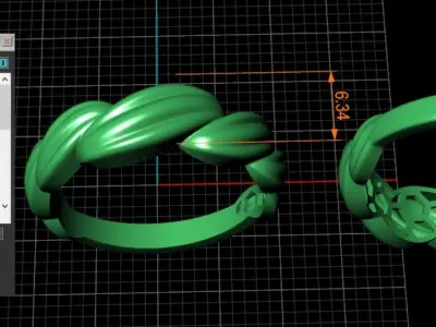 Women s Fusion Ring 3D print model