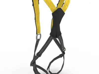 Safety Harness Low-poly 3D model