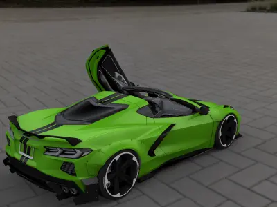 LEXUS RC F  V8 sport 3D model