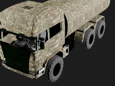 TRUCK Low-poly 3D model